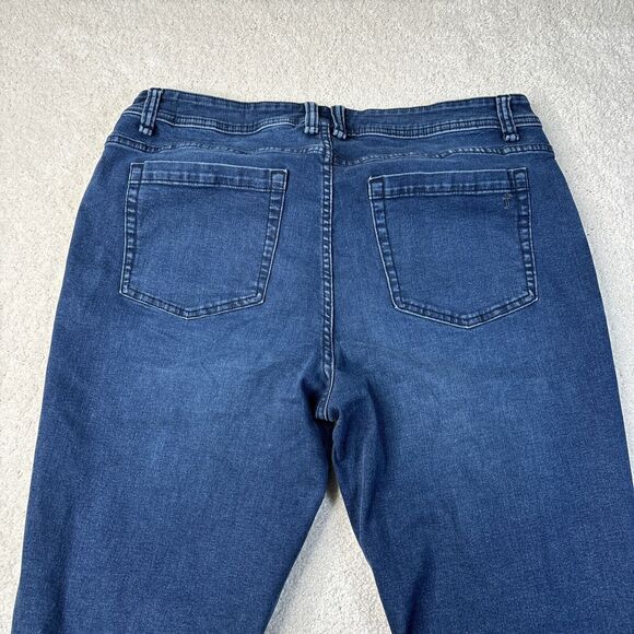 The Perfect Jean NYC Slim Thick‎ Fit Knight Dark Blue 36x34 Comfy Stretch Denim - Picture 9 of 16